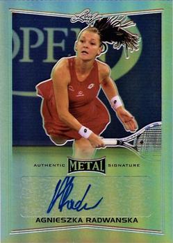 2016 Leaf Metal #BA-AR1 Agnieszka Radwanska Front