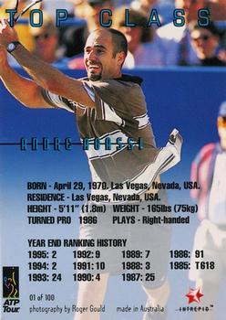 1996 Intrepid Blitz ATP #1 Andre Agassi Back