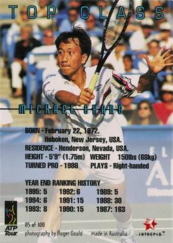 1996 Intrepid Blitz ATP #5 Michael Chang Back