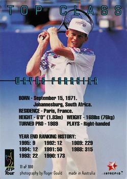 1996 Intrepid Blitz ATP #11 Wayne Ferreira Back