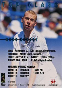 1996 Intrepid Blitz ATP #13 Marc Rosset Back