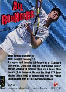 1996 Intrepid Blitz ATP #21 Jonathan Stark Back