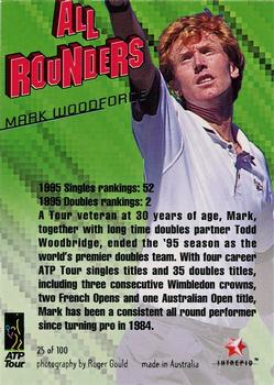 1996 Intrepid Blitz ATP #25 Mark Woodforde Back