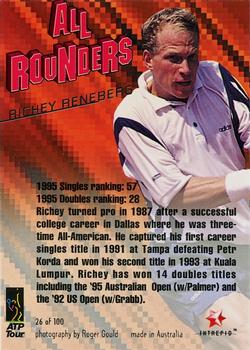 1996 Intrepid Blitz ATP #26 Richey Reneberg Back