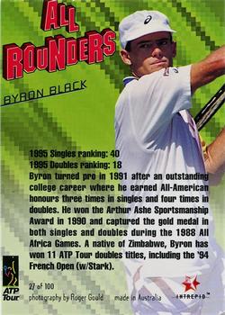 1996 Intrepid Blitz ATP #27 Byron Black Back