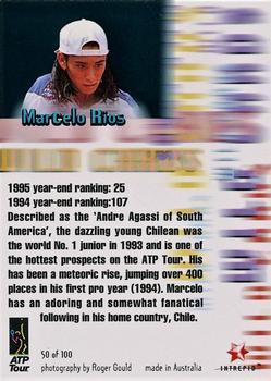 1996 Intrepid Blitz ATP #50 Marcelo Rios Back