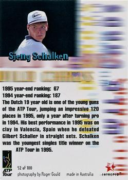 1996 Intrepid Blitz ATP #52 Sjeng Schalken Back