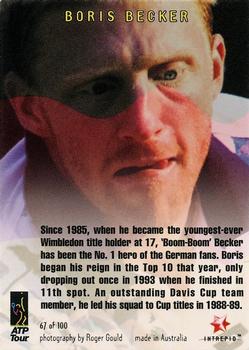 1996 Intrepid Blitz ATP #67 Boris Becker Back