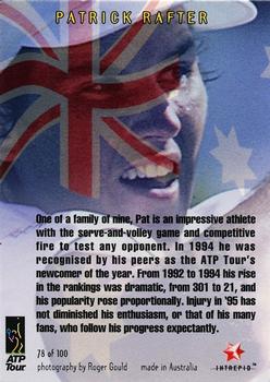 1996 Intrepid Blitz ATP #78 Patrick Rafter Back