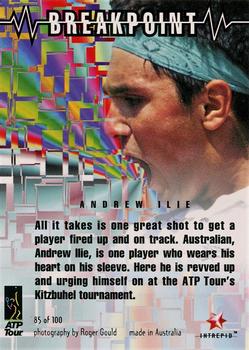 1996 Intrepid Blitz ATP #85 Andrew Ilie Back