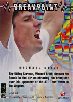 1996 Intrepid Blitz ATP #86 Michael Stich Back