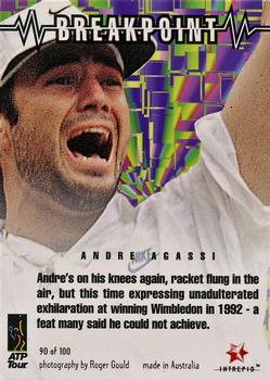 1996 Intrepid Blitz ATP #90 Andre Agassi Back