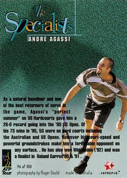 1996 Intrepid Blitz ATP #96 Andre Agassi Back