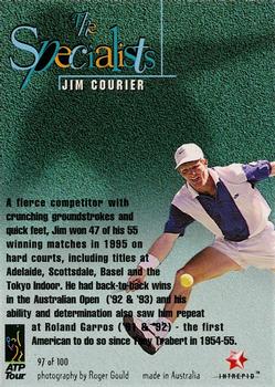 1996 Intrepid Blitz ATP #97 Jim Courier Back