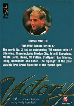 1996 Intrepid Blitz ATP - Victory! #V1 Thomas Muster Back