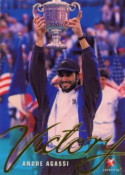 1996 Intrepid Blitz ATP - Victory! #V2 Andre Agassi Front