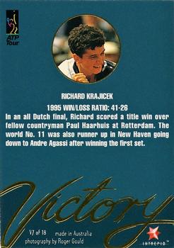 1996 Intrepid Blitz ATP - Victory! #V7 Richard Krajicek Back