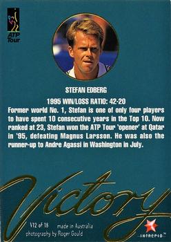 1996 Intrepid Blitz ATP - Victory! #V12 Stefan Edberg Back