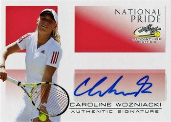 2017 Leaf Signature Series - National Pride Autographs #NP-CW1 Caroline Wozniacki Front
