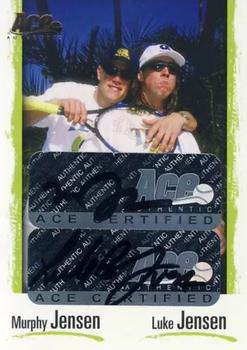 2008 Ace Authentic Grand Slam II - Legends Autographs #L8 Murphy Jensen / Luke Jensen Front