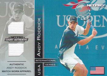 2003 NetPro International Series - Court Authentic Series B #1B Andy Roddick Front