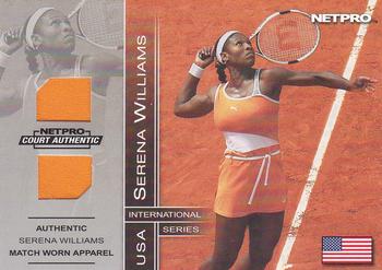 2003 NetPro International Series - Court Authentic Series B #2B Serena Williams Front