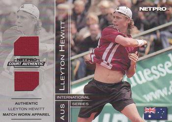 2003 NetPro International Series - Court Authentic Series B #3B Lleyton Hewitt Front