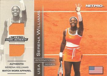 2003 NetPro International Series - Court Authentic Series S #5S Serena Williams Front