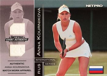 2003 NetPro International Series - Court Authentic Bonus #Bonus Anna Kournikova Front