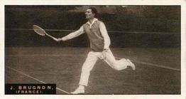 1928 Player's Tennis #10 Jacques Brugnon Front