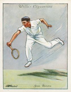 1931 Wills's Lawn Tennis #4 Jean Borotra Front
