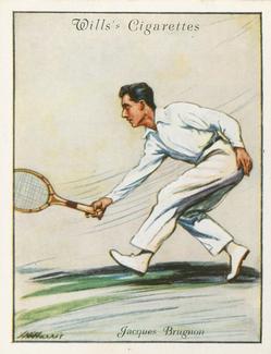 1931 Wills's Lawn Tennis #5 Jacques Brugnon Front