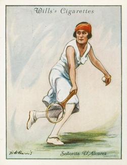 1931 Wills's Lawn Tennis #9 Senorita Lili D'Alvarez Front