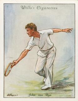1931 Wills's Lawn Tennis #22 John Van Ryn Front