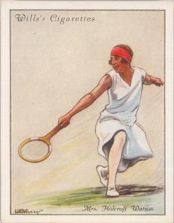 1931 Wills's Lawn Tennis #23 Mrs. Holcroft Watson Front