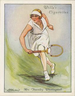 1931 Wills's Lawn Tennis #24 Mrs. Fearnley Whittingstall Front