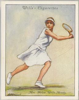 1931 Wills's Lawn Tennis #25 Mrs. Helen Wills Moody Front