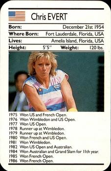 CHRIS EVERT 1979 VENORLANDUS WORLD OF SPORT OUR HEROES TENNIS CARD #48 of 48! 