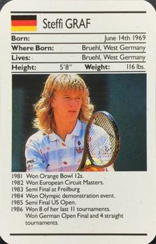 1987 Ace Fact Packs Sporting Greats - Tennis #NNO Steffi Graf Front