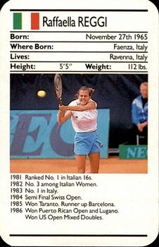 1987 Ace Fact Packs Sporting Greats - Tennis #NNO Raffaella Reggi Front