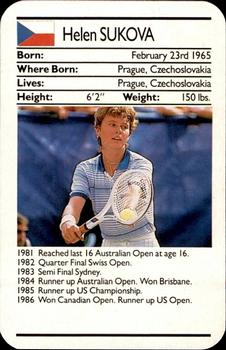 1987 Ace Fact Packs Sporting Greats - Tennis #NNO Helen Sukova Front