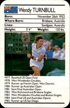 1987 Ace Fact Packs Sporting Greats - Tennis #NNO Wendy Turnbull Front