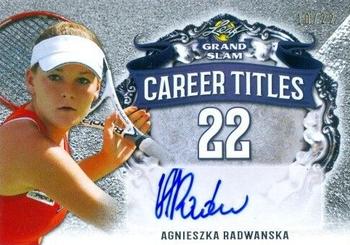 2018 Leaf Grand Slam - Career Titles Autographs #CT-AR1 Agnieszka Radwanska Front