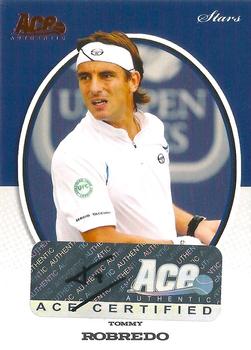 2008 Ace Authentic Grand Slam - Stars Autographs Bronze #S5 Tommy Robredo Front