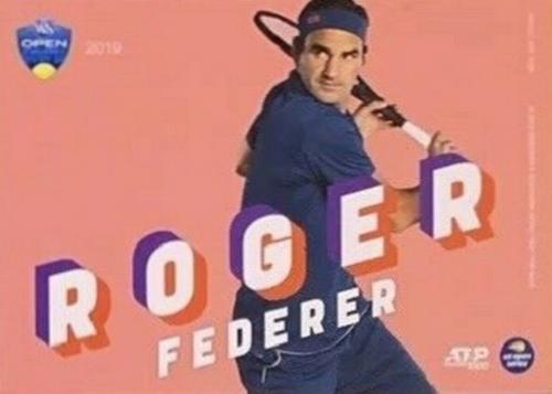 2019 Western & Southern Open Player Cards #NNO Roger Federer Front