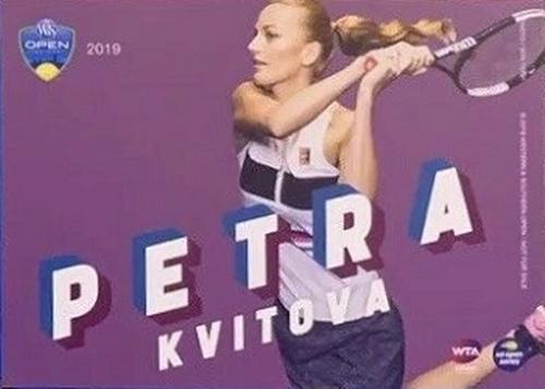 2019 Western & Southern Open Player Cards #NNO Petra Kvitova Front