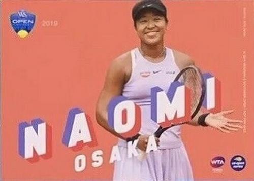 2019 Western & Southern Open Player Cards #NNO Naomi Osaka Front