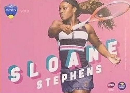 2019 Western & Southern Open Player Cards #NNO Sloane Stephens Front
