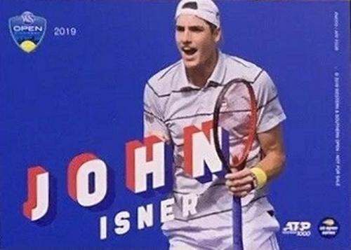 2019 Western & Southern Open Player Cards #NNO John Isner Front