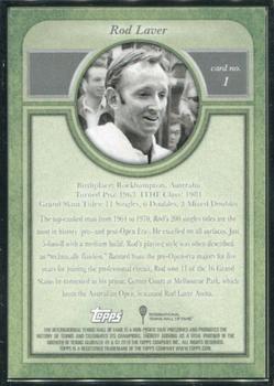 2020 Topps Transcendent Tennis Hall of Fame Collection #1 Rod Laver Back